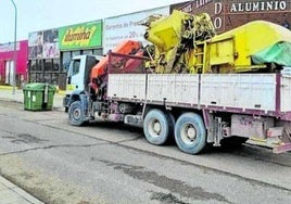 Encuentran en Leganés un camión robado en Villalobón