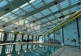 Estado actual de la piscina climatizada municipal de Segovia.