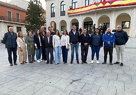 Inauguración de la Feria de Día en la plaza Mayor de Íscar con motivo de las fiestas de San Miguel.
