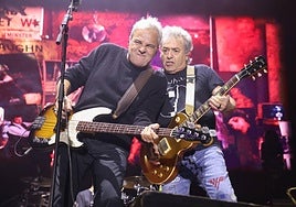 Los Hombre G, en acción, anoche, en Valladolid