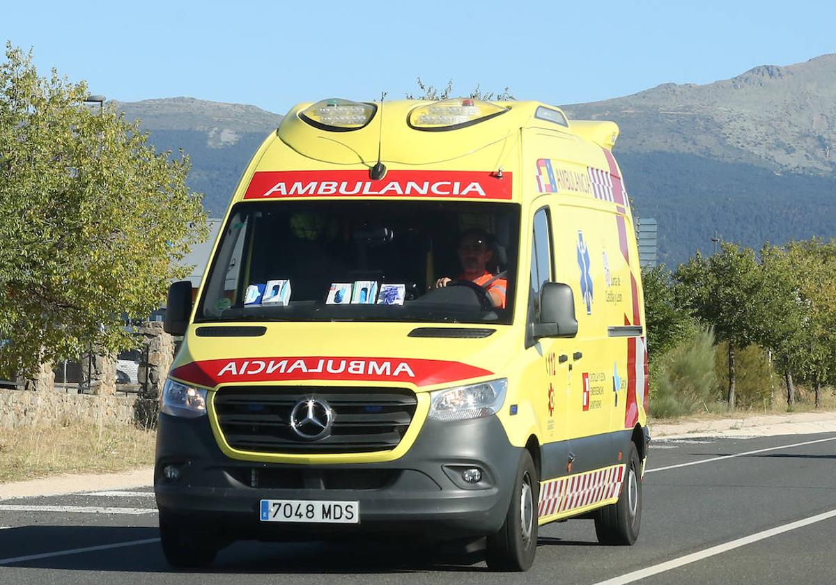 Ambulancia de Sacyl.