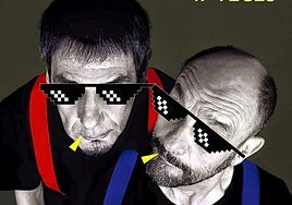 Cartel del espectáculo de Faemino y Cansado, que llegará este sábado al Teatro Ortega.