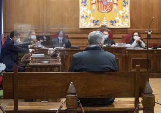 Juicio al exalcalde de Maderuelo celebrado en la Audiencia Provincial de Segovia en 2022.