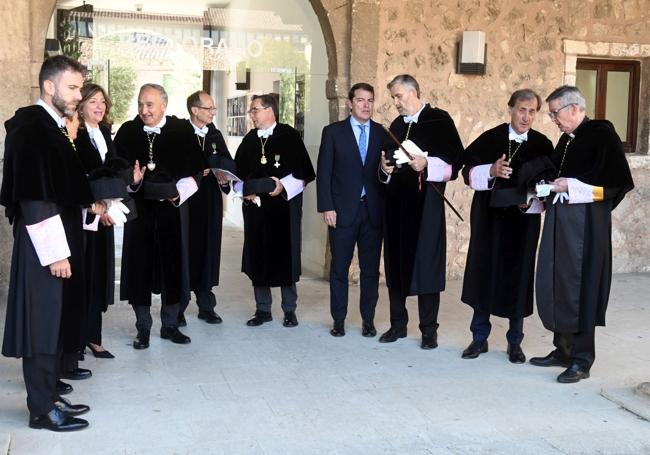 Acto de apertura del curso universitario, en Burgos.