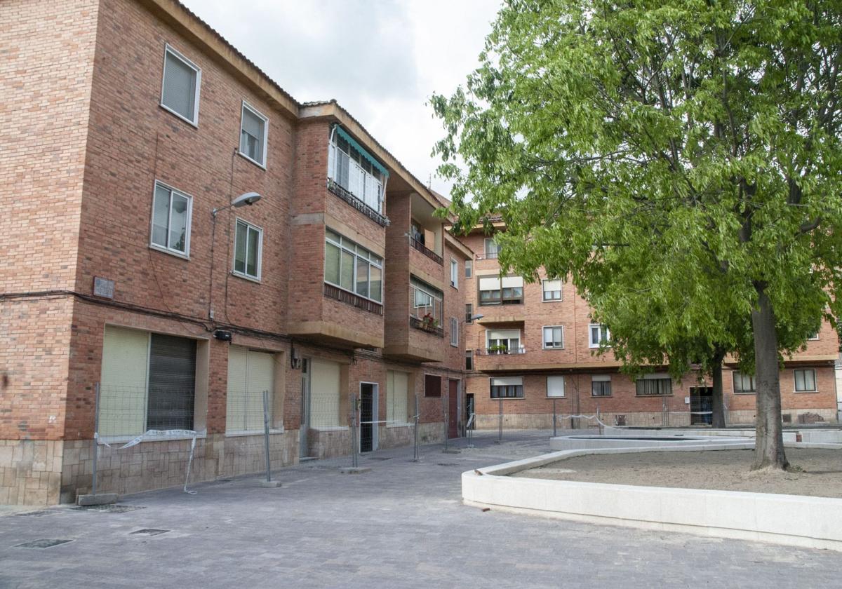 Bloques de viviendas en la zona del polígono de San Millán.