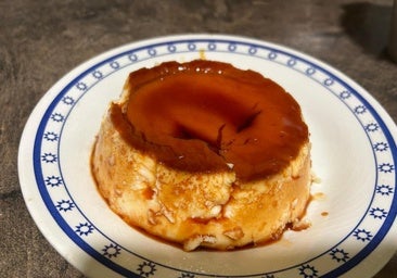 Flan de leche condensada y huevo