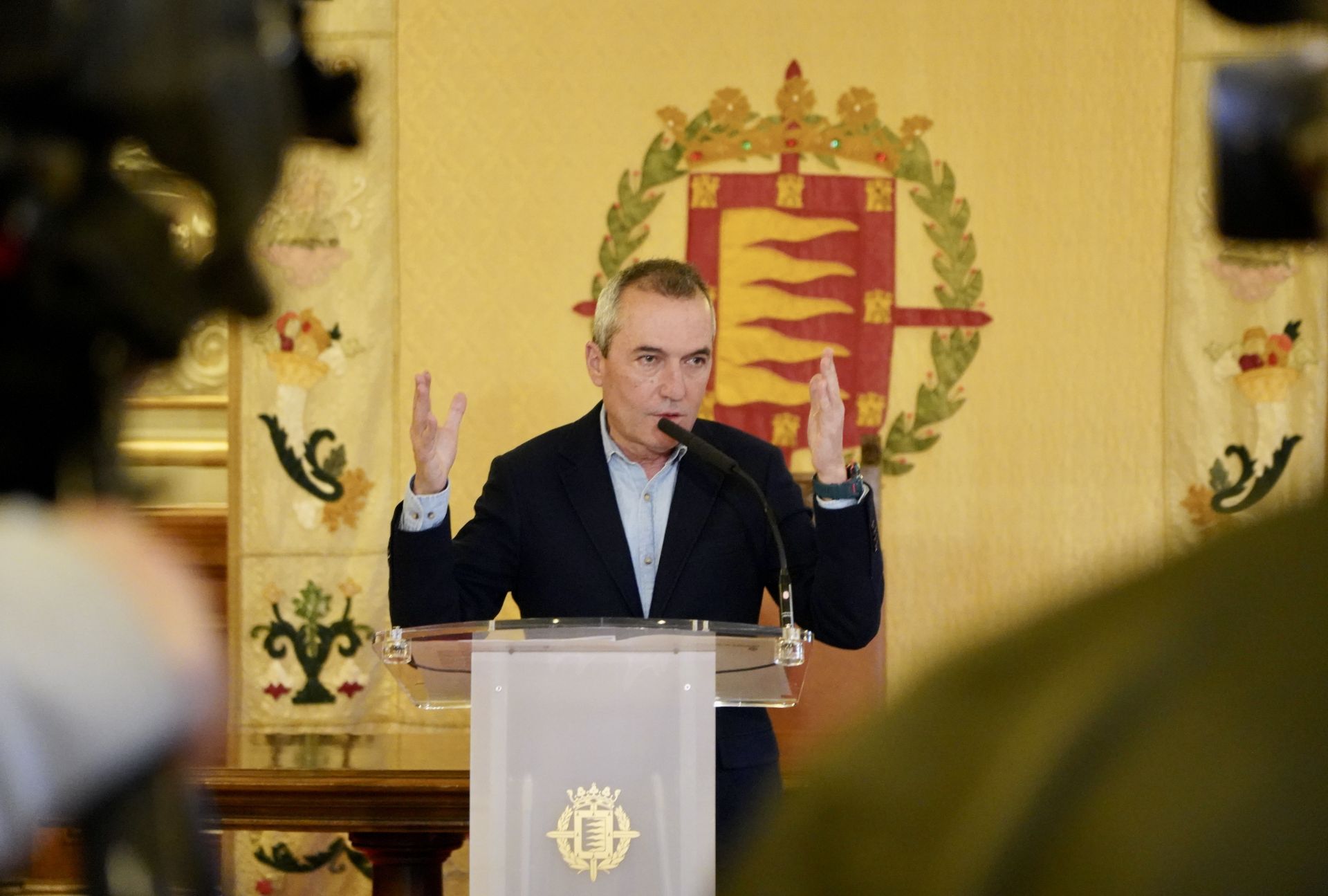 Ignacio Zarandona, durante una rueda de prensa.