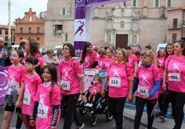 Participantes de la VIII Carrera de la Mujer de Medina del Campo