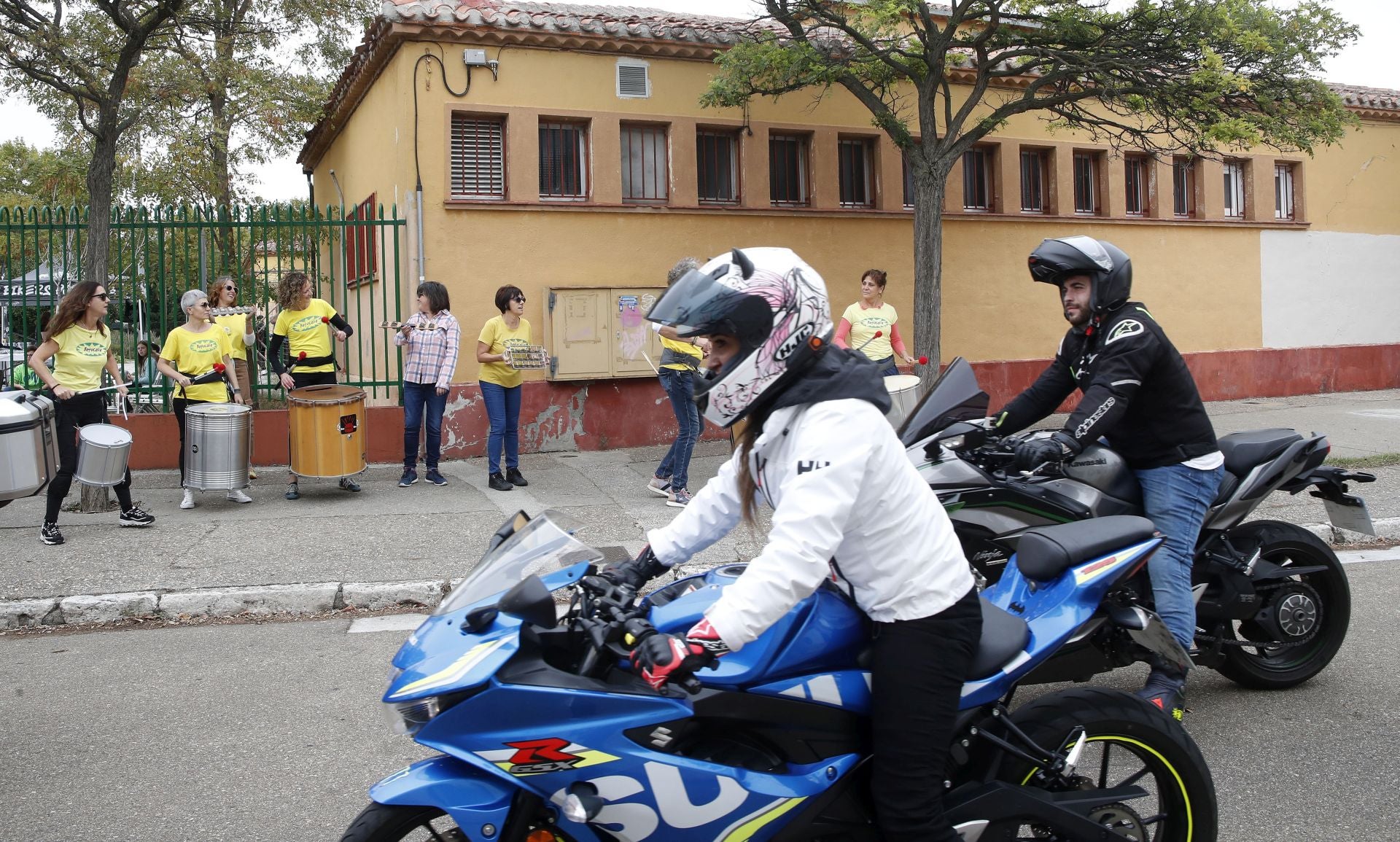 Marcha motera para visibilizar el ELA en Valladolid