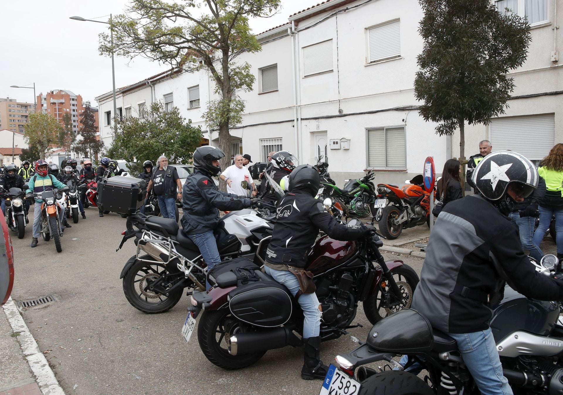 Marcha motera para visibilizar el ELA en Valladolid