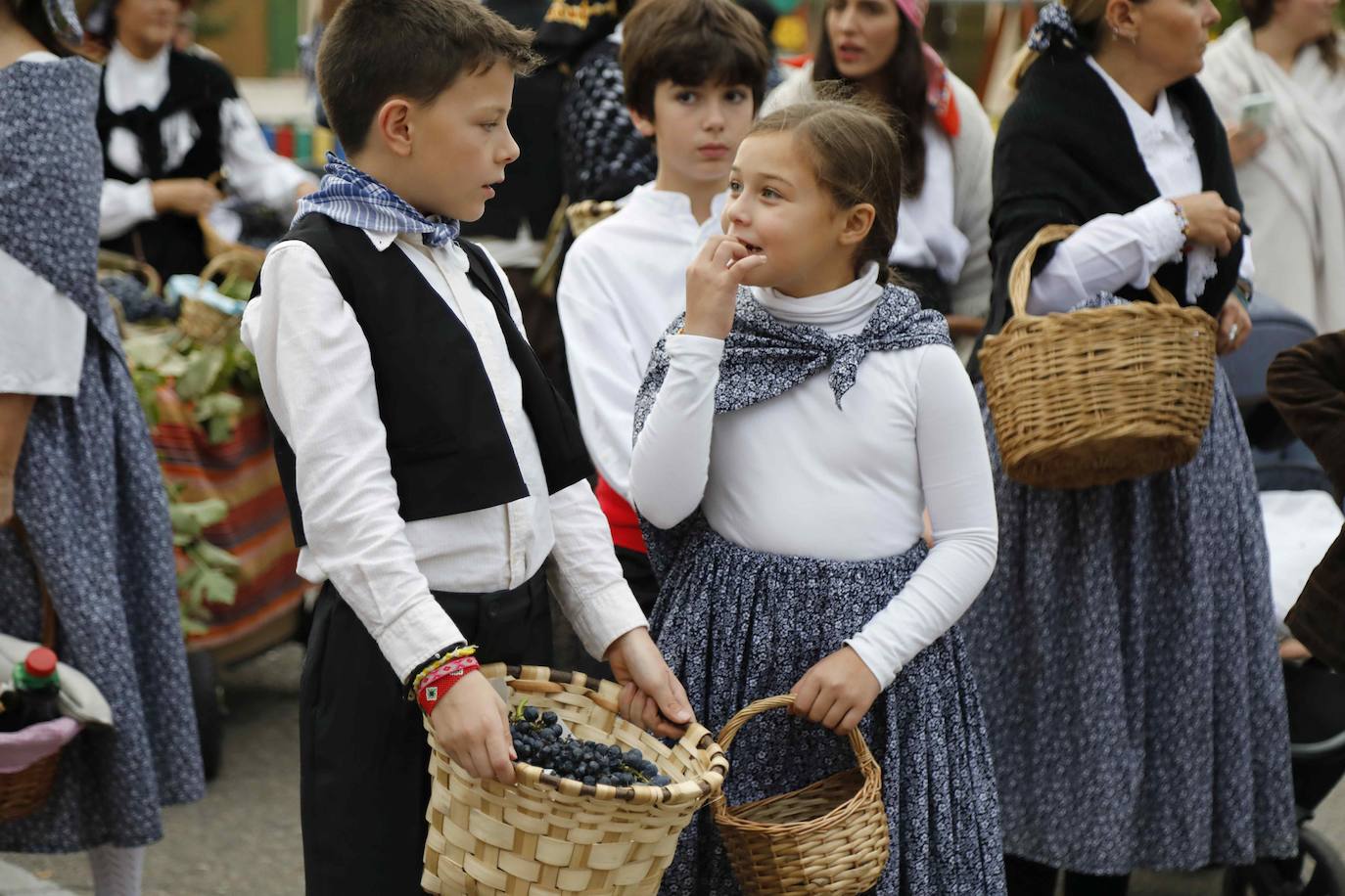 Las imágenes del pisado de la uva en Peñafiel