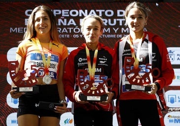 La palentina Carla Gallardo, subcampeona nacional de Media Maratón