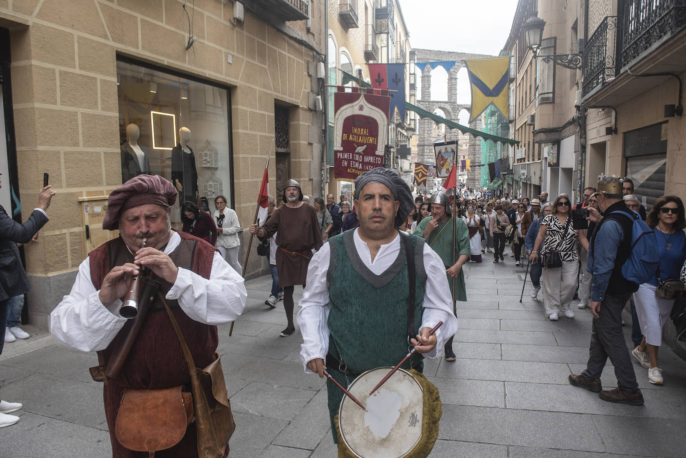 Representación de la obra 'El Sinodal de Aguilafuente'.