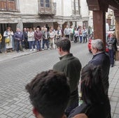 Un centenar de vecinos arropan a la familia de Valentín López en Traspinedo