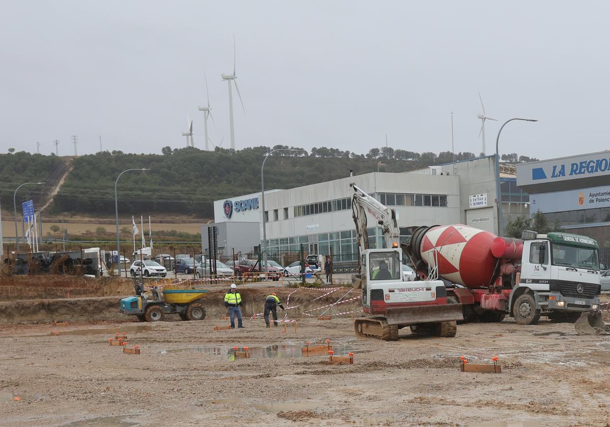 Así se construye la nueva central de la red de calor