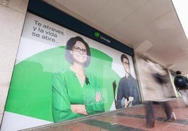 Oficinas de Unicaja en la plaza de España.