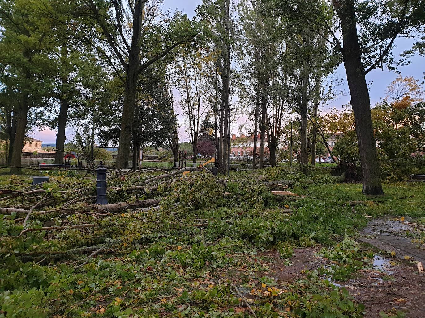Cerrado el parque infantil de Aguilar de Campoo