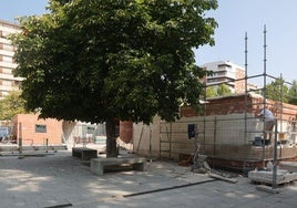 Obra de la cafetería del Salón.