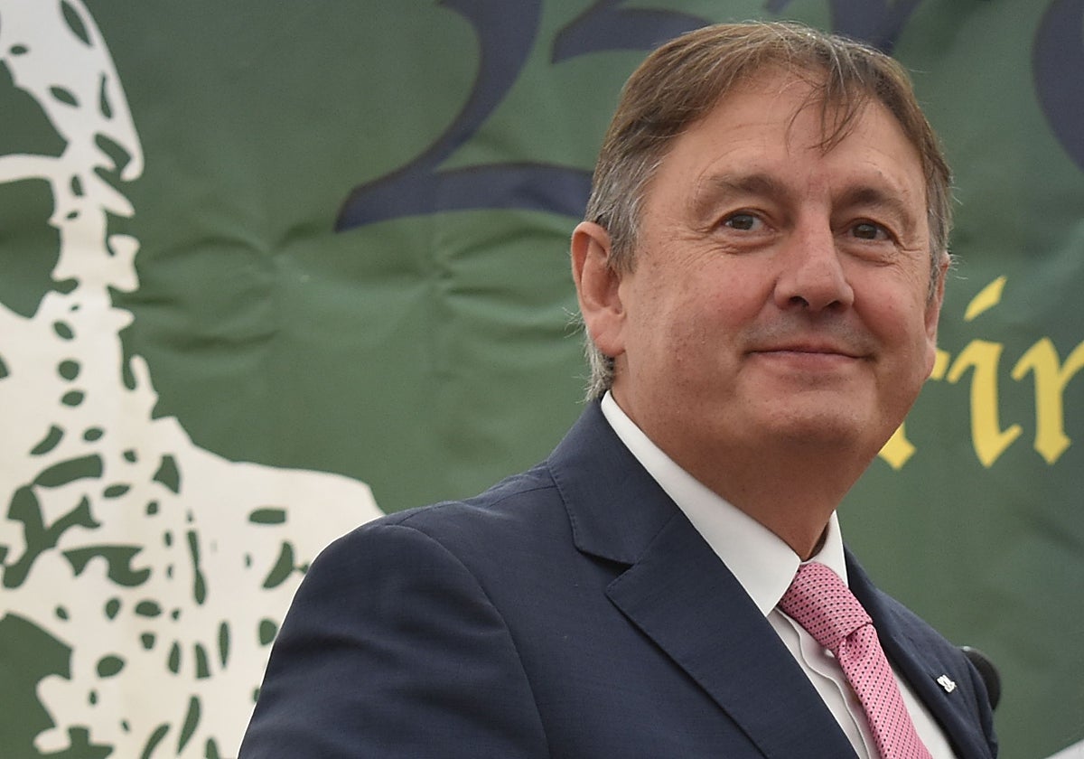 El alcalde de Brañosera, Jesús Mediavilla.