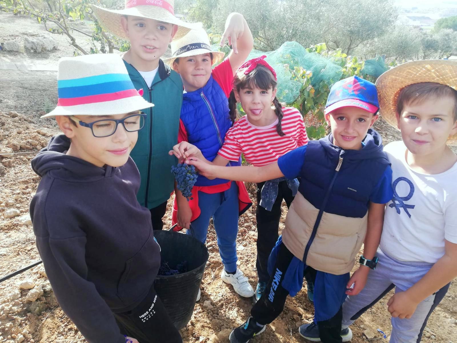 Baltanás acerca la jornada &quot;De Lagares&quot; a los alumnos del Colegio &quot;San Pedro&quot;