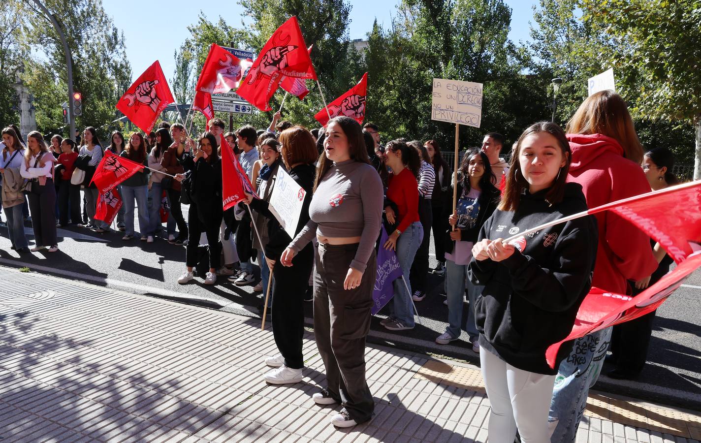 Los estudiantes protestan ante Educación por la nueva prueba universitaria