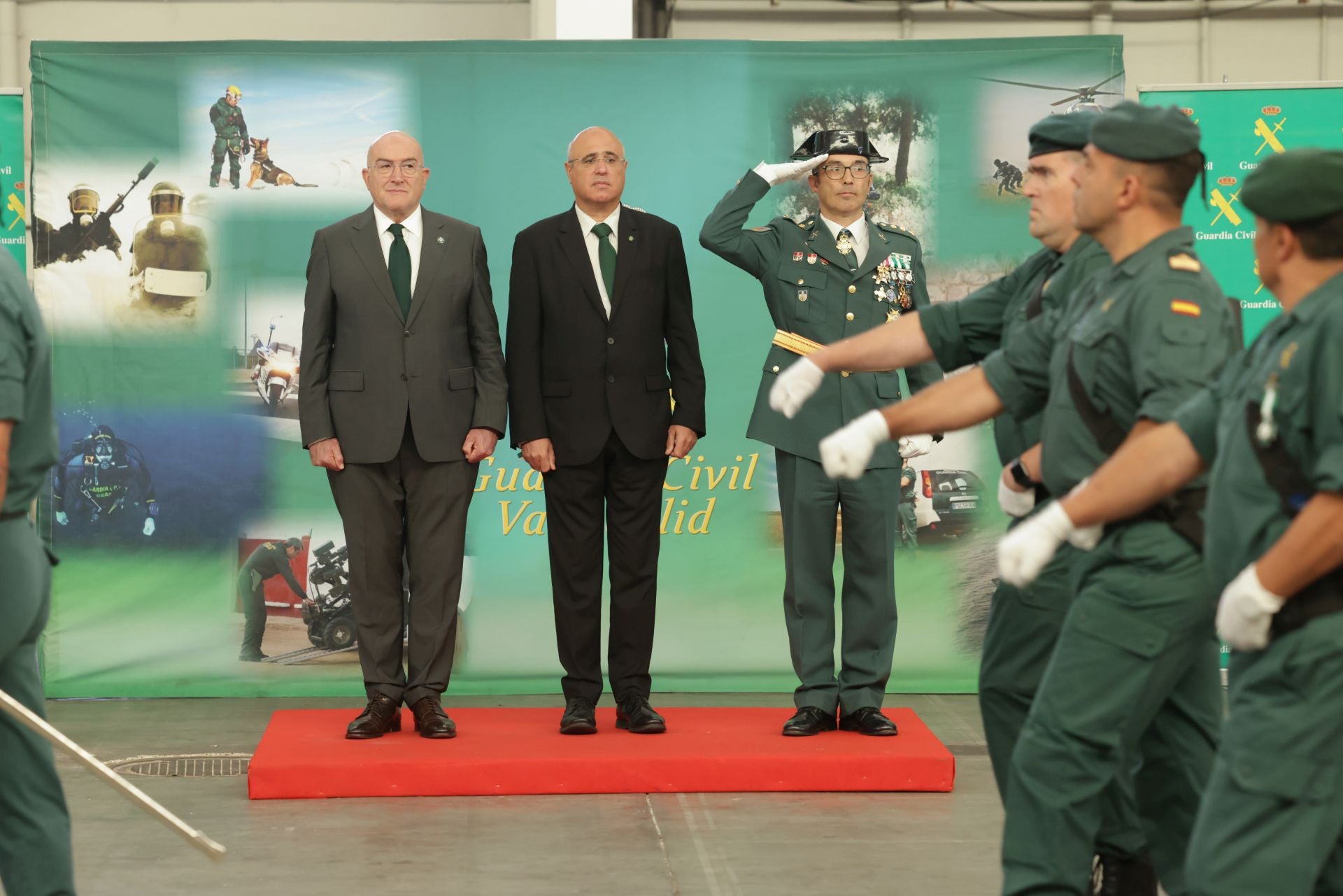 El homenaje de la Guardia Civil de Valladolid a su patrona, en imágenes