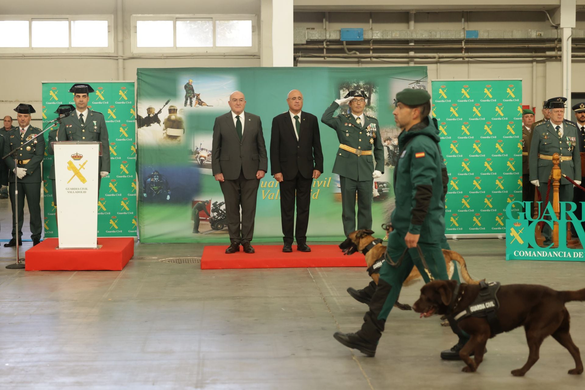 El homenaje de la Guardia Civil de Valladolid a su patrona, en imágenes