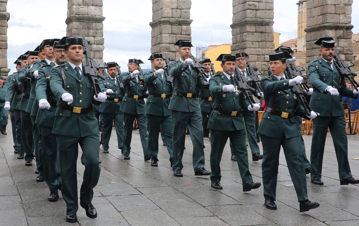 La fiesta de la Guardia Civil en Segovia, en imágenes