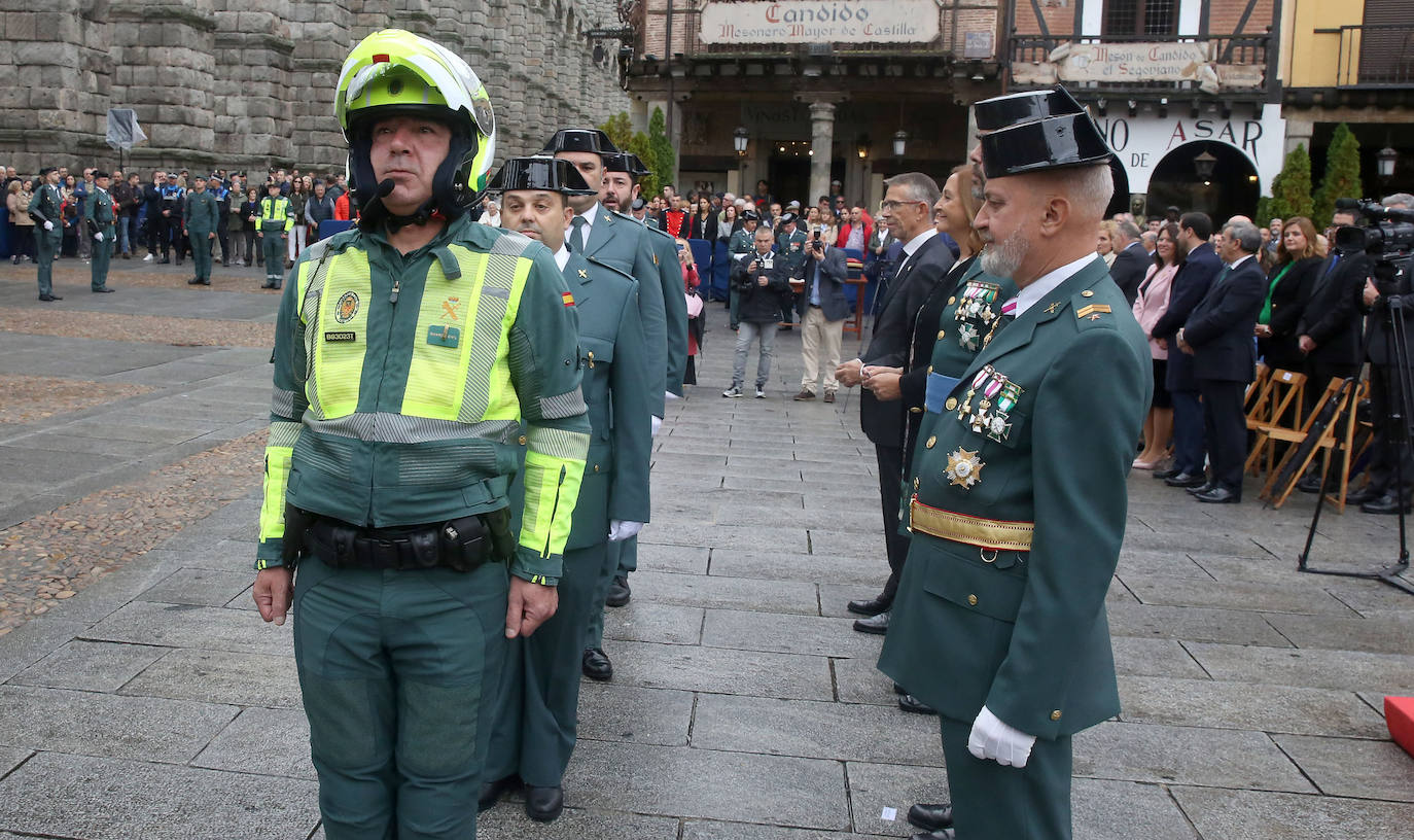 La fiesta de la Guardia Civil en Segovia, en imágenes