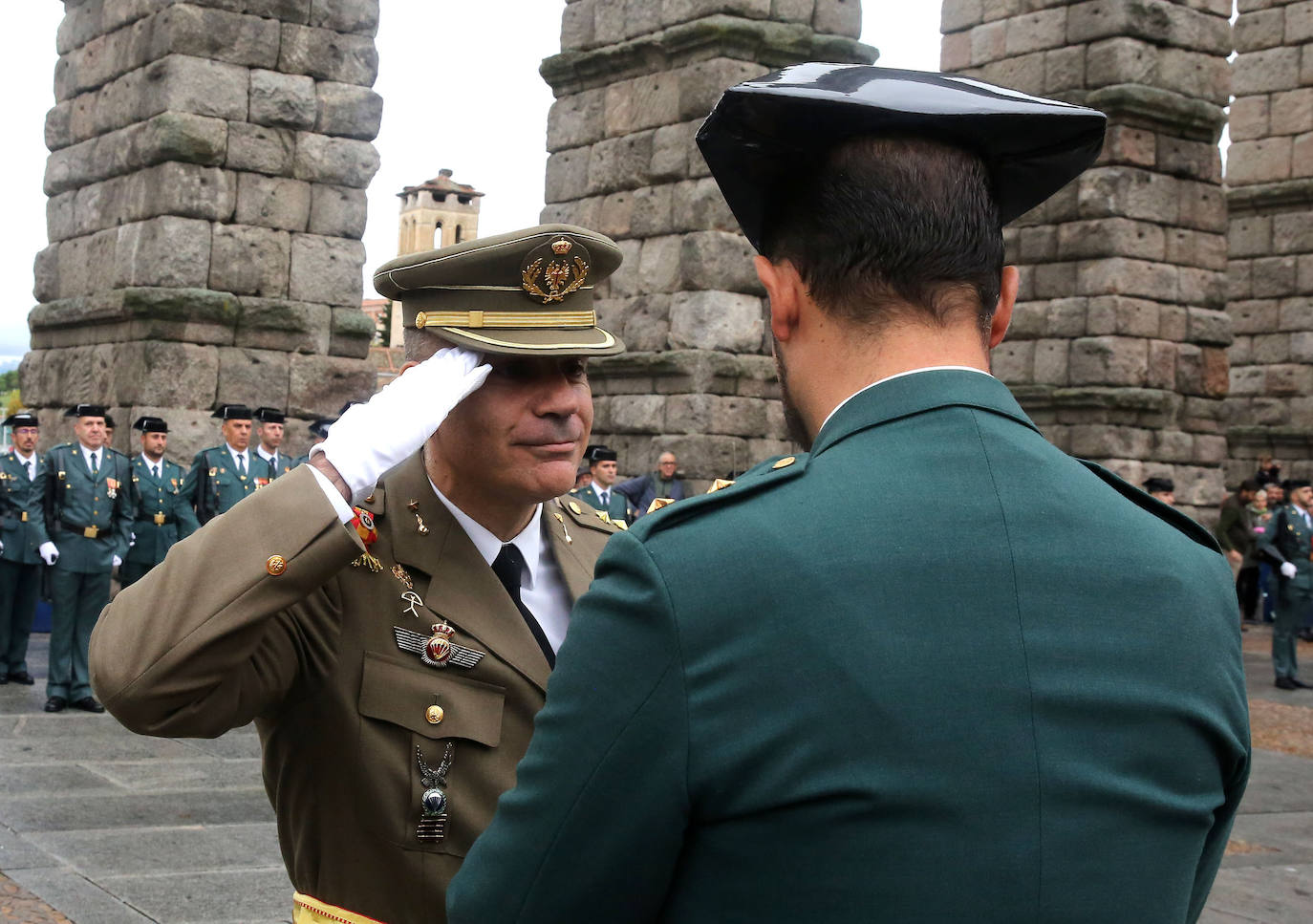 La fiesta de la Guardia Civil en Segovia, en imágenes