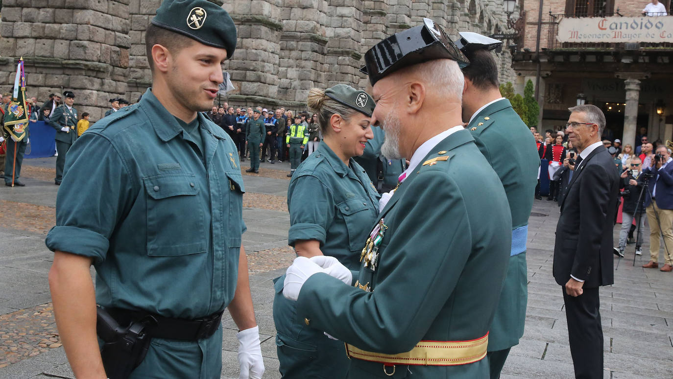 La fiesta de la Guardia Civil en Segovia, en imágenes