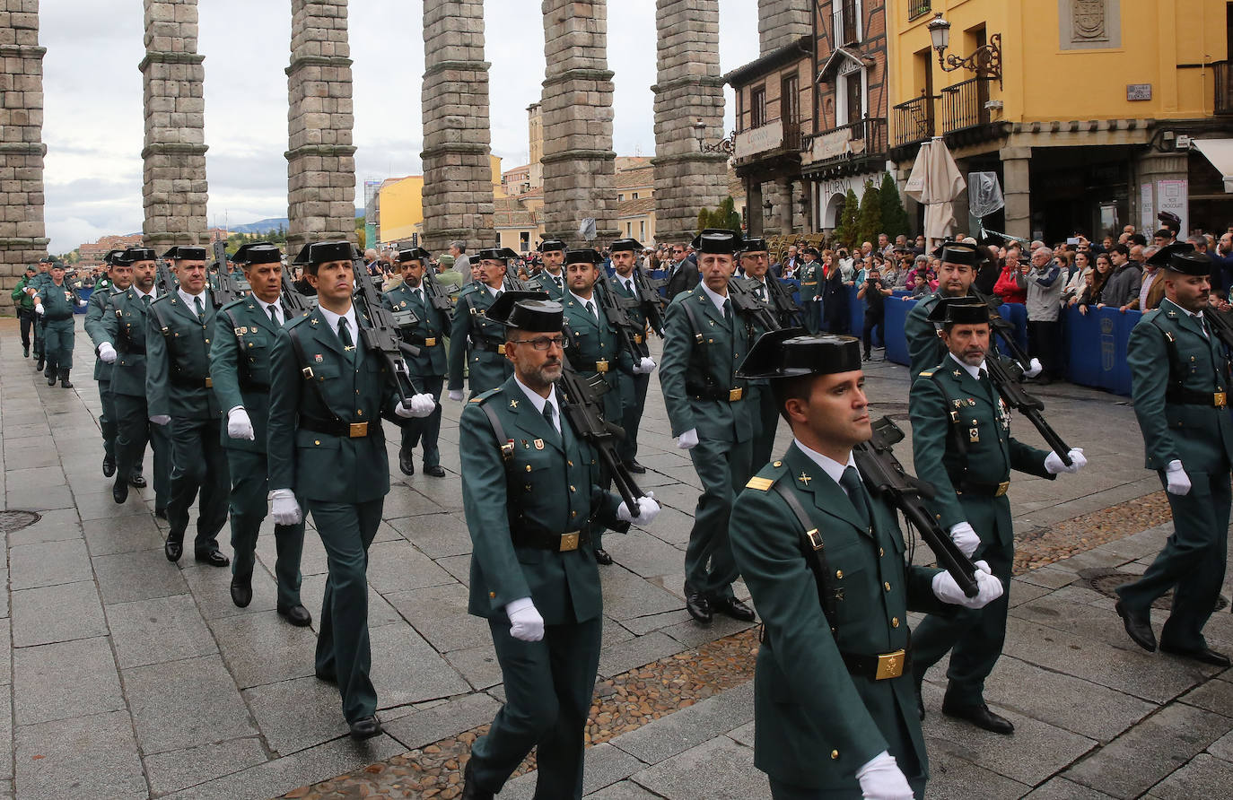 La fiesta de la Guardia Civil en Segovia, en imágenes