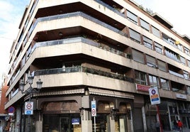 Edificio de viviendas en el centro de Palencia.