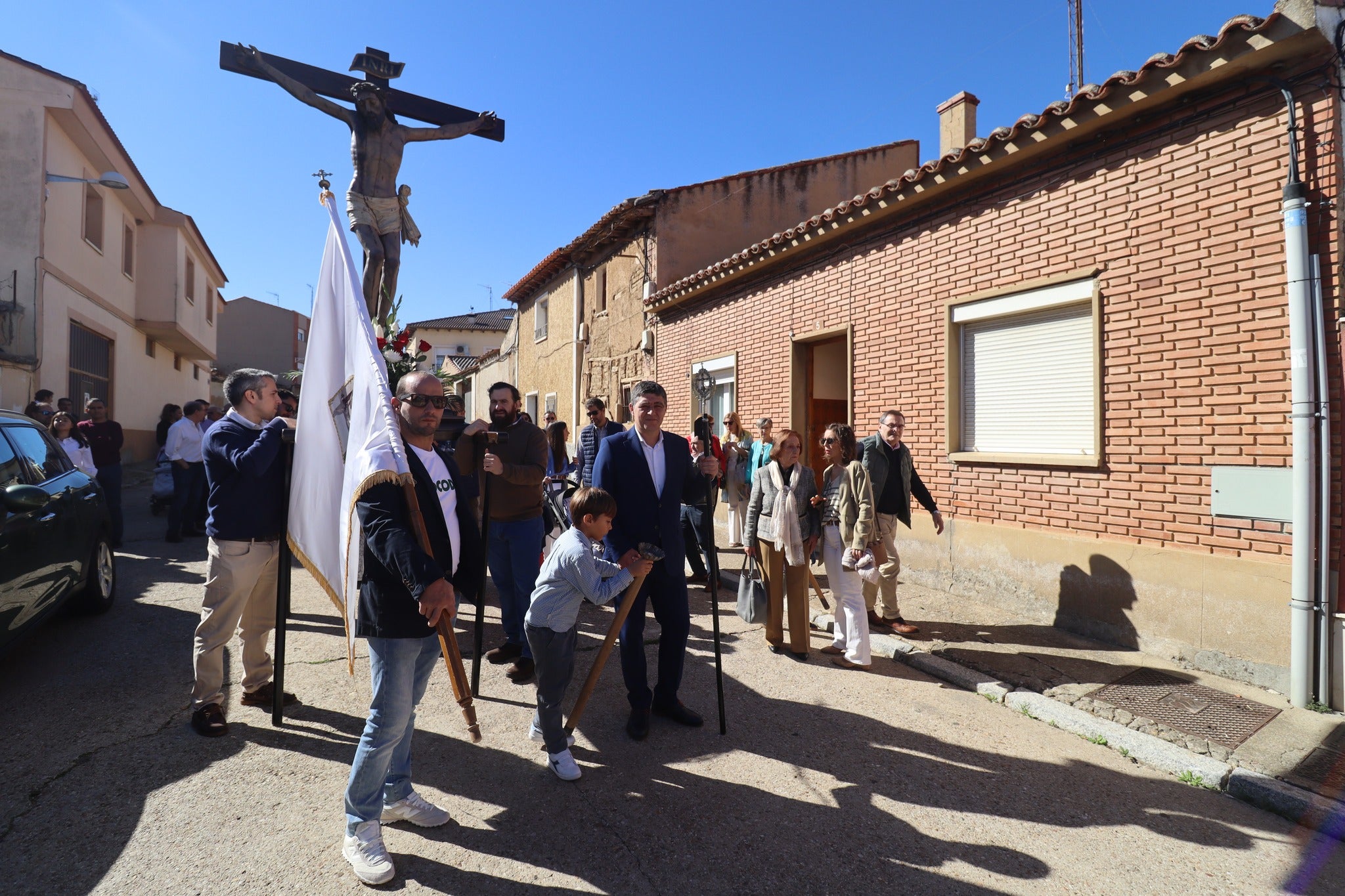 El Cristo de las Puertas recorre Rioseco como cada segundo domingo de octubre