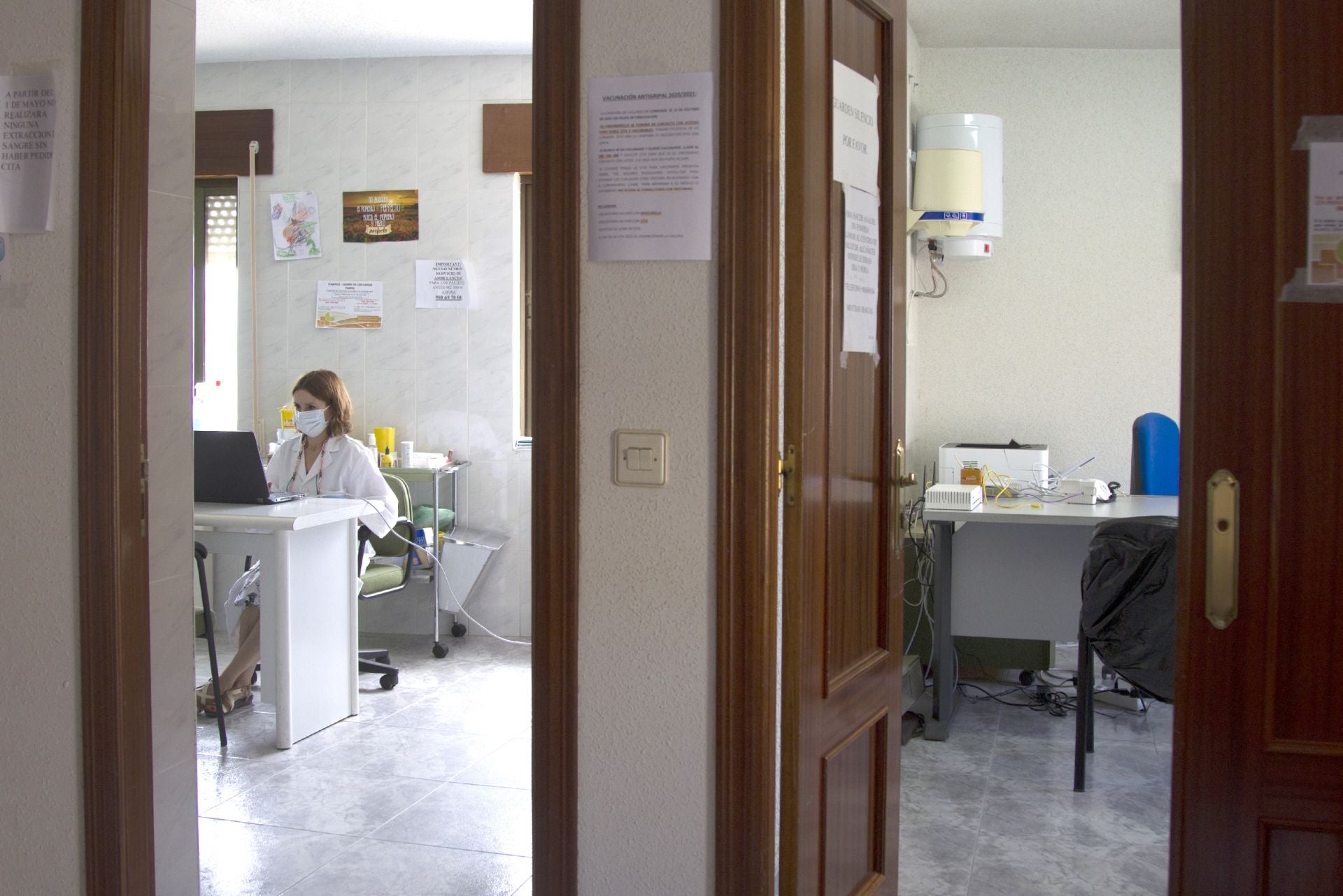 Consultas de Atención Primaria en un pueblo de Zamora tras la pandemia.