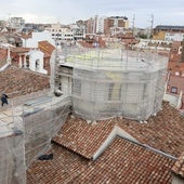 La reconstrucción de la cúpula de la Vera Cruz recuperará el material original de la cubierta