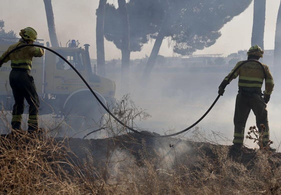 Incendio forestal en Pinar de Jalón, el pasado mes de agosto.