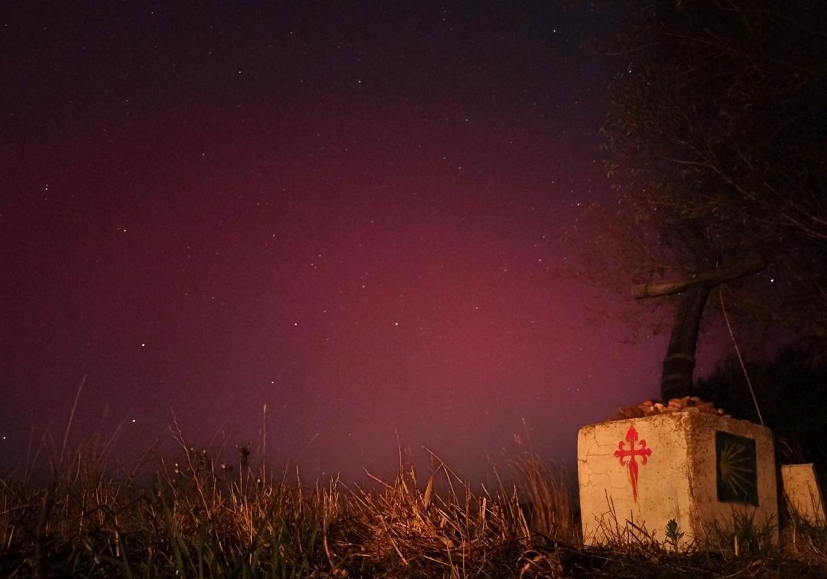 Frómista también fue testigo de la aurora boreal