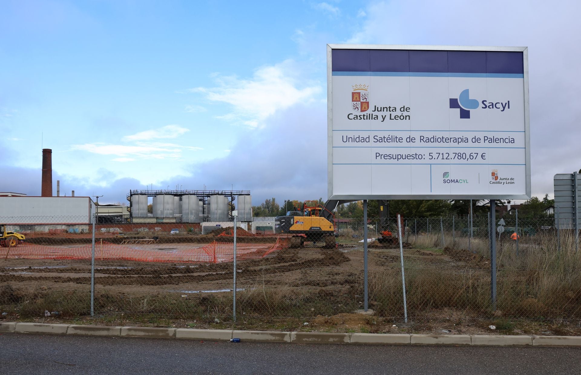 Así van las obras de la unidad de radioterapia y del hospital de Palencia