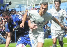 Juan Jordán, durante el partido disputado frente al Getafe.