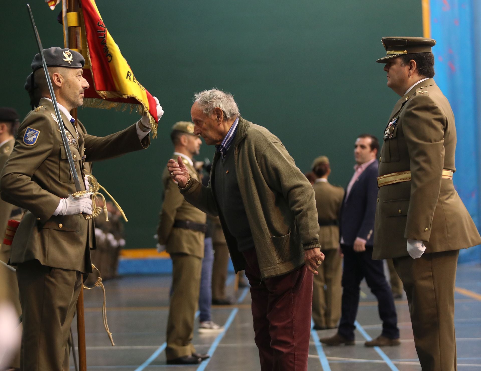 Así fue la jura de bandera en Palencia