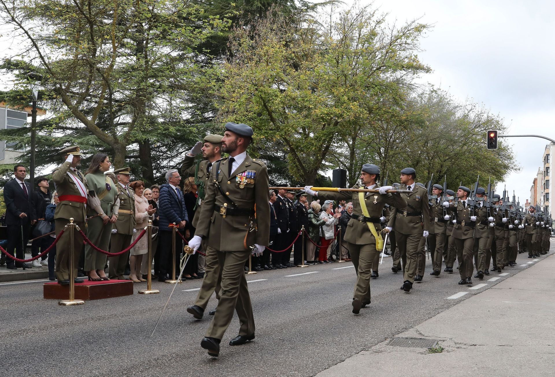 Así fue la jura de bandera en Palencia