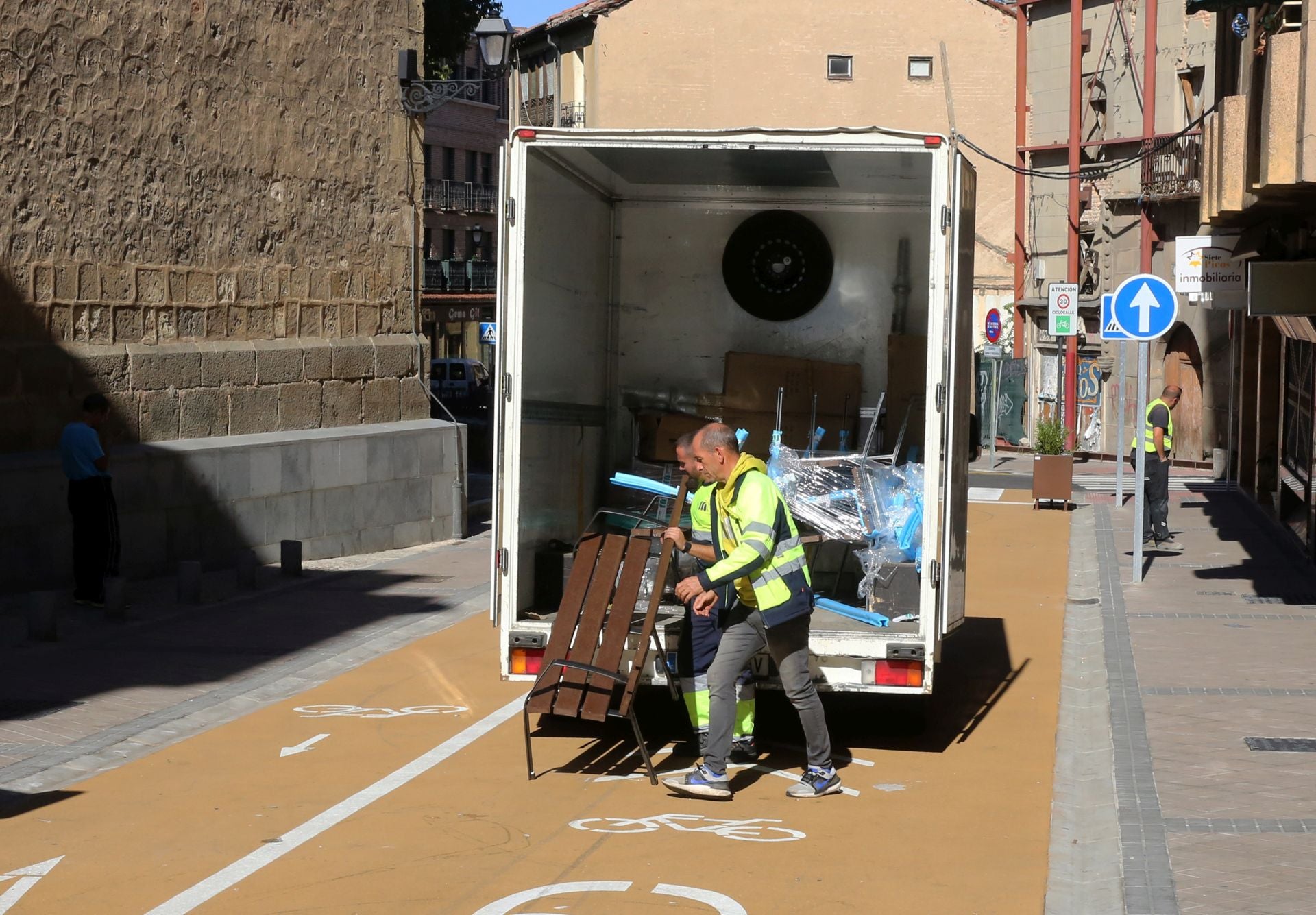 El final de las obras en Blanca de Silos, en imágenes