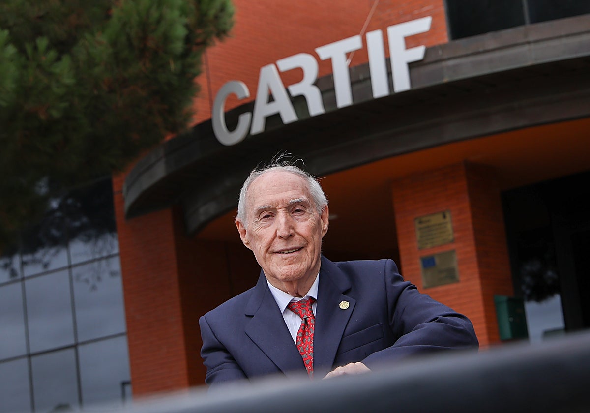 José Ramón Perán, director general de Cartif, en las instalaciones del Parque Tecnológico de Boecillo