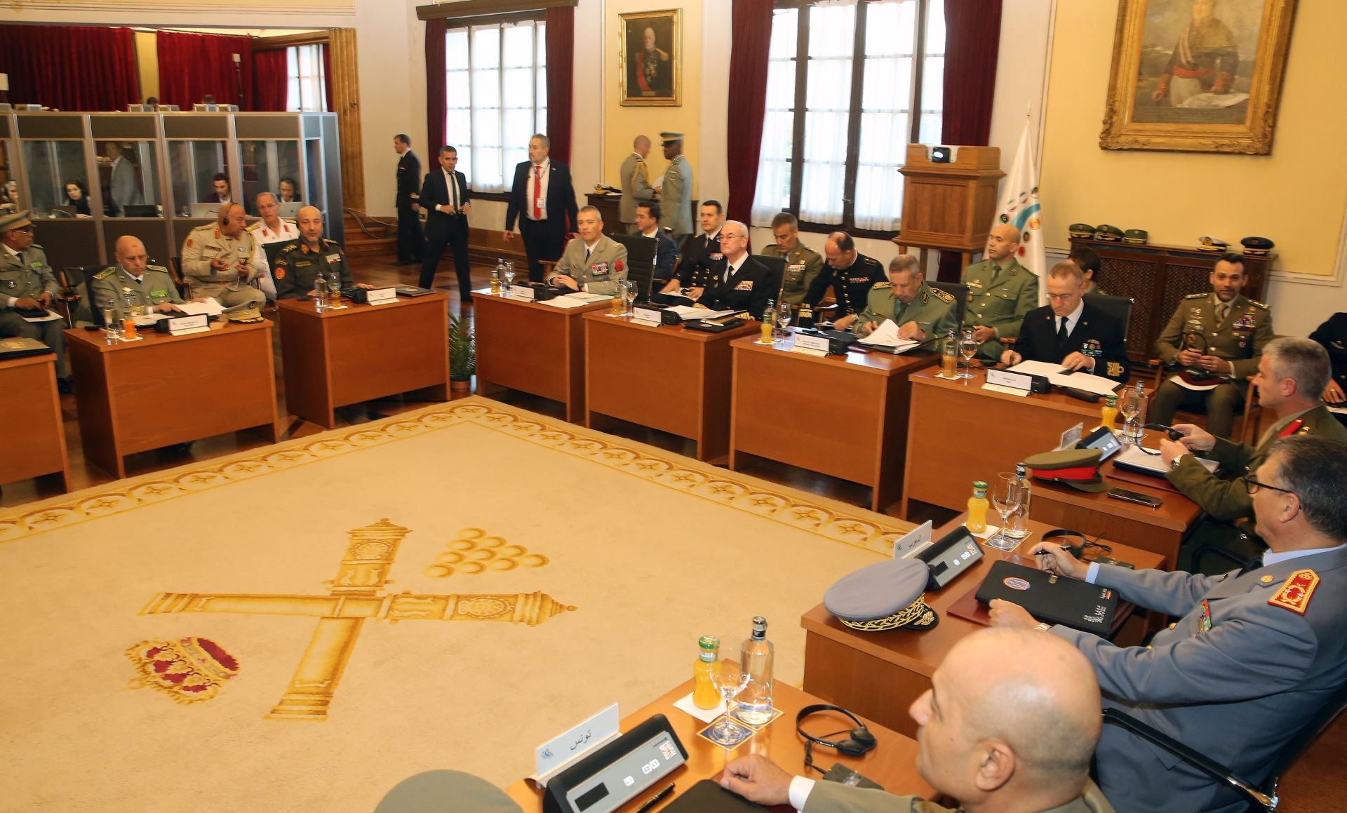 Reunión de jefes de Estado Mayor de la Defensa en Segovia