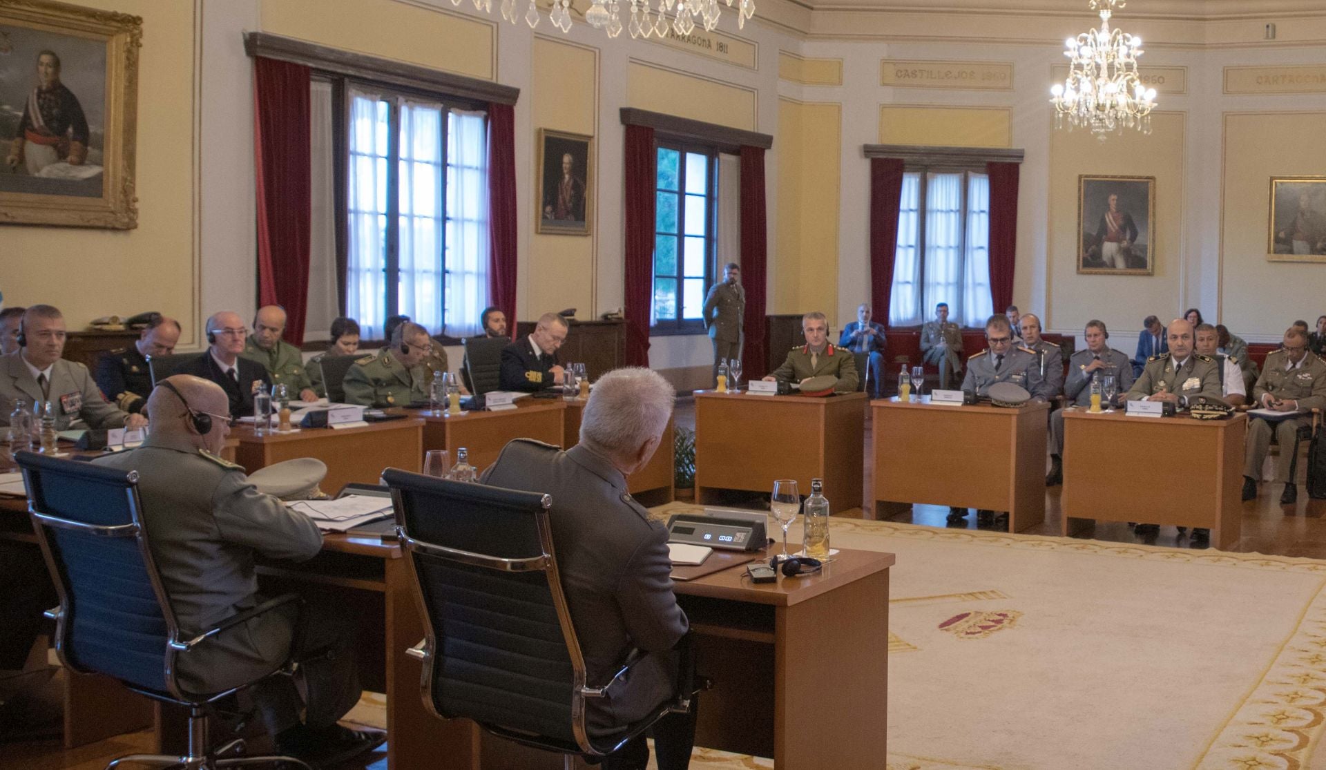 Reunión de jefes de Estado Mayor de la Defensa en Segovia