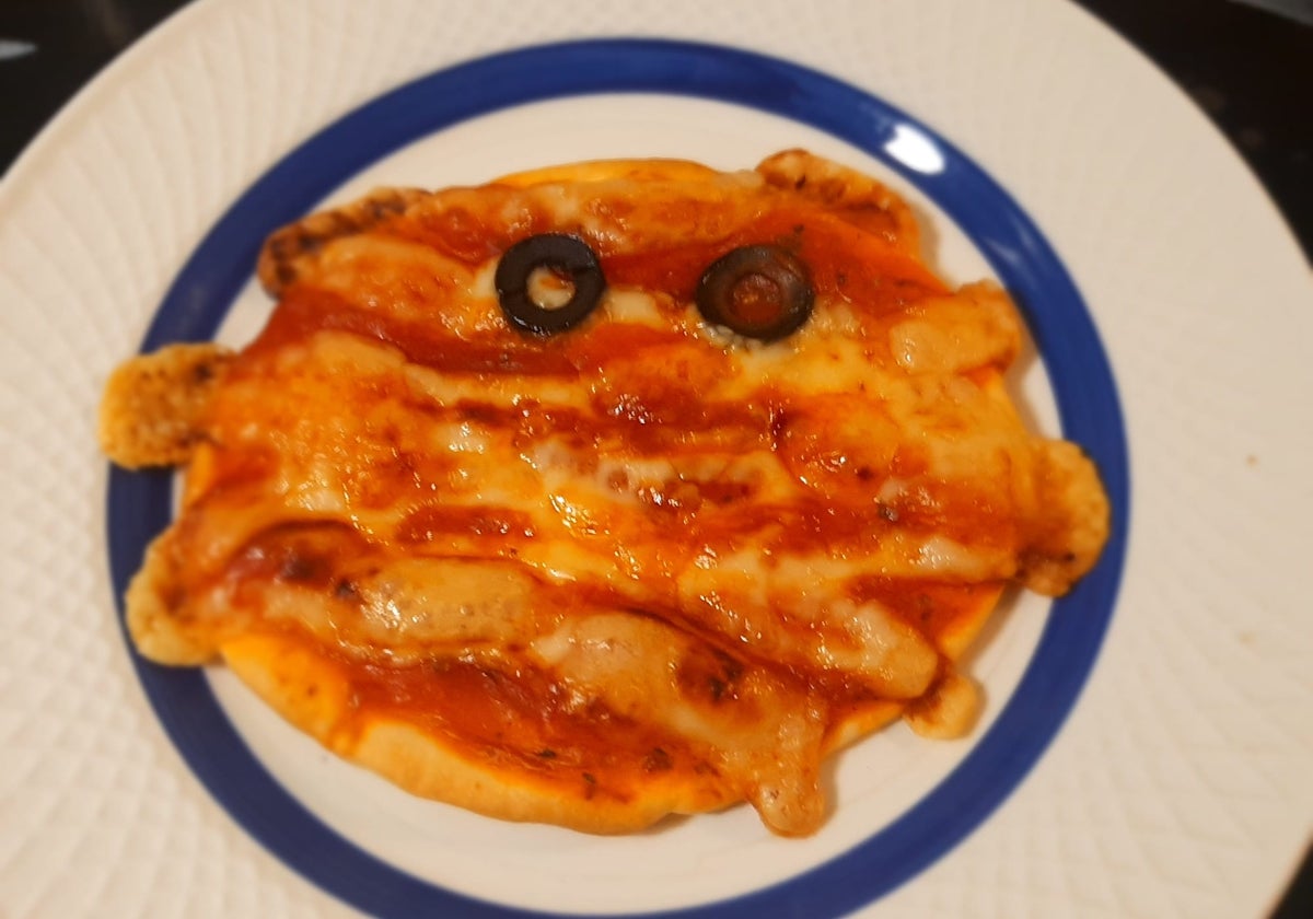 Mini pizzas de momia