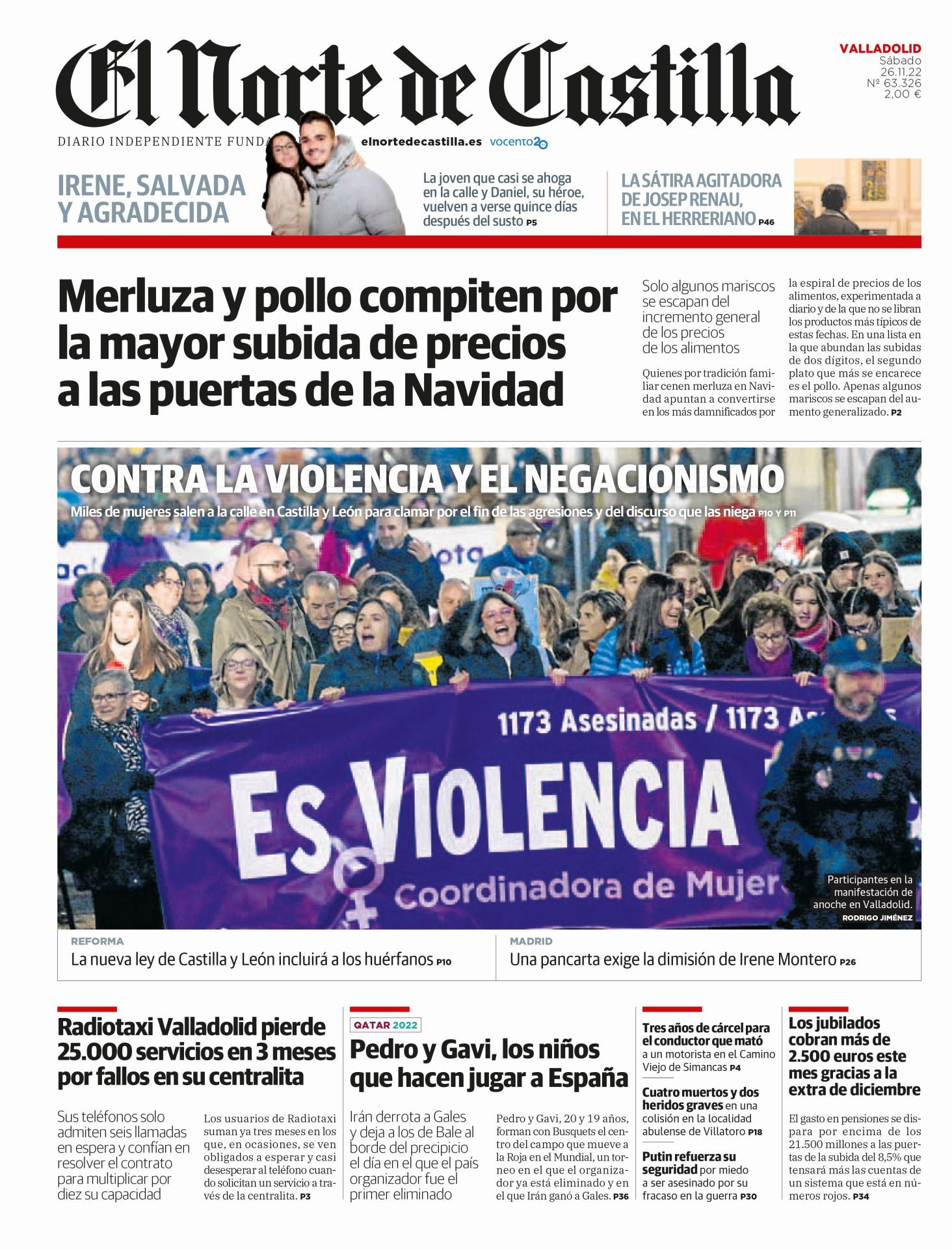 Con motivo del 25-N la sociedad vuelve a salir a la calle para exigir el fin de la violencia de género.