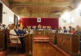 Pleno correspondiente al mes de octubre, celebrado este viernes.