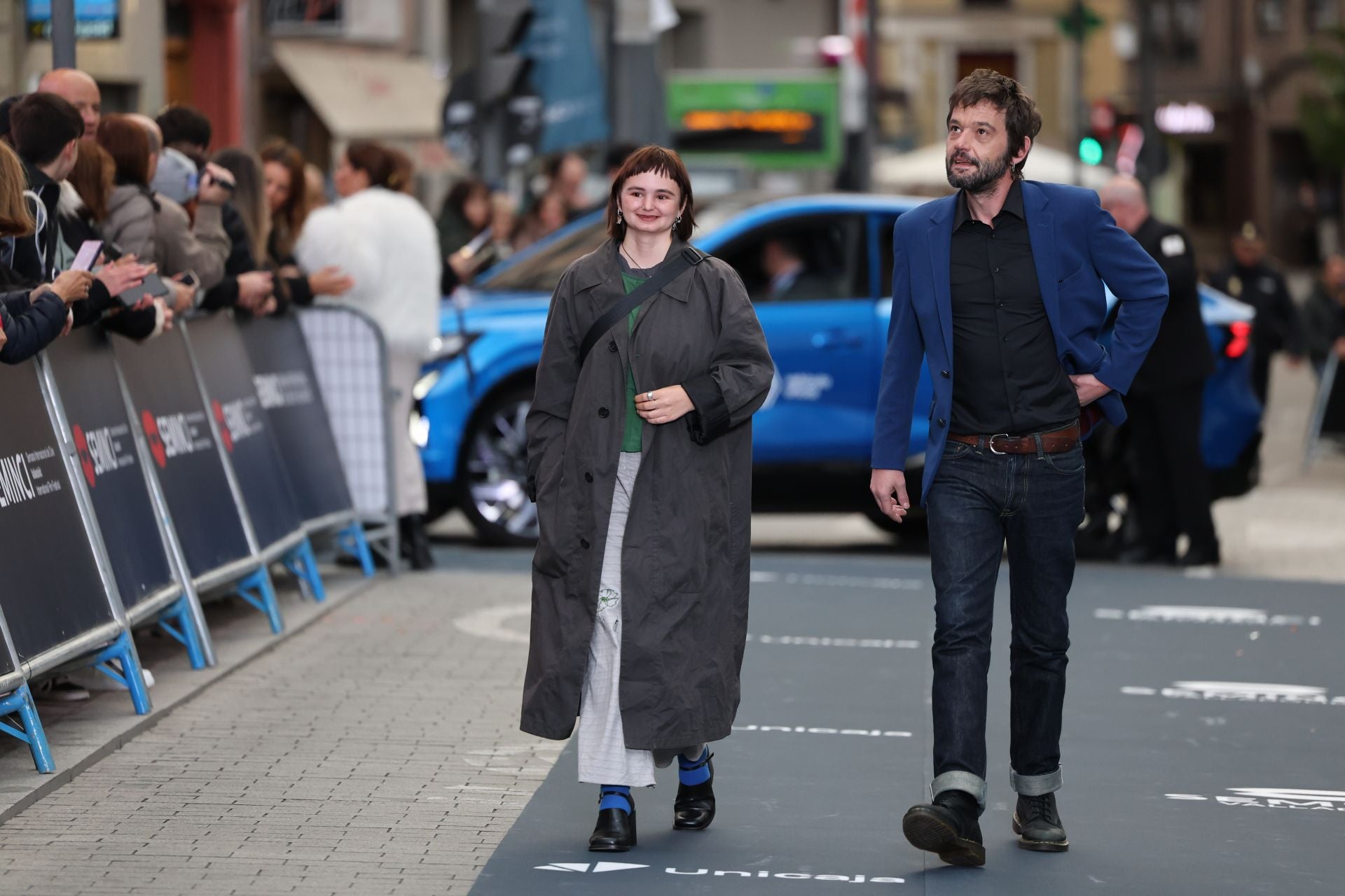 Marthe Peters. directora de Baldilocks y Alberto Gracia, director de La Parra